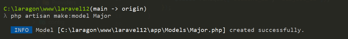 Model Major.php